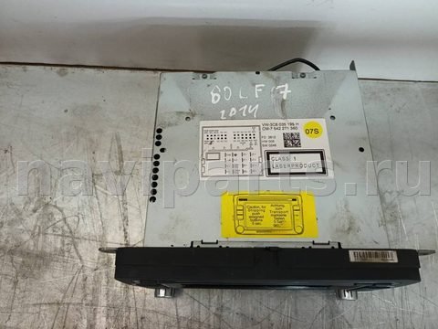 Магнитола Volkswagen Tiguan, 2009 г., OEM 3C8035195H, арт. BA007-13, фото 2