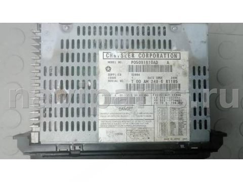 Магнитола Chrysler Voyager, 2007 г., OEM P05091610AD, арт. BBR19I402, фото 2