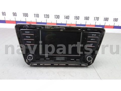Магнитола Skoda Superb, 2018 г., OEM 3V0035869C, арт. EOK31I401