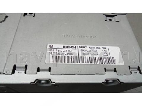 Магнитола Volkswagen Passat CC, 2010 г., OEM 5P0035186, арт. EOK38I401, фото 5