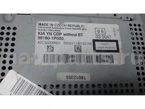Магнитола Kia Venga, 2011 г., OEM 961601P000, арт. KBG28I401, фото 3