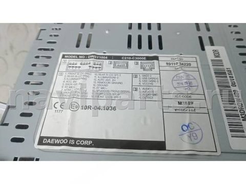 Магнитола SsangYong Korando, 2016 г., OEM 8911034220, арт. SNK17I401, фото 4