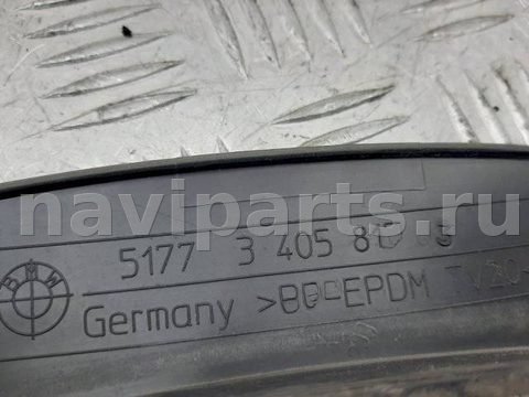 Молдинг крыла переднего левого BMW X3 E83, 2006 г., OEM 51773405817, арт. 1054825, фото 3