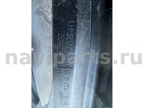 Молдинг крыла переднего левого Lexus GS, 2019 г., OEM 5380530190, арт. 115237502, фото 3