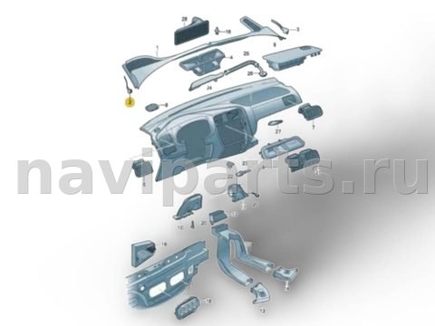 Молдинг крыла переднего левого Volkswagen Polo, 2014 г., арт. 6110_5, фото 3