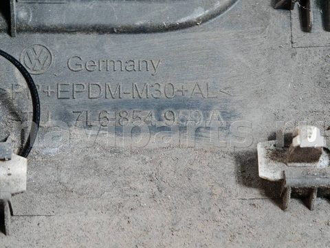 Молдинг крыла переднего левого Volkswagen Touareg, 2004 г., OEM 7L6854959B, арт. D6103, фото 3