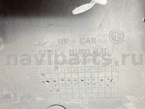Молдинг крыла заднего левого Hyundai Terracan, 2003 г., OEM 87771H1020, арт. A43200, фото 11