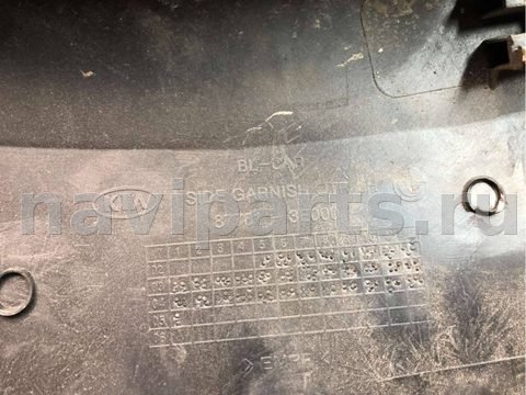 Молдинг крыла заднего левого Kia Sorento, 2005 г., OEM 877813E000, арт. B38957870, фото 3