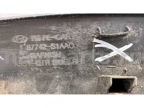 Молдинг крыла заднего правого Hyundai Santa Fe 4 TM, 2018 г., OEM 87742S1AA0, арт. B125052, фото 7