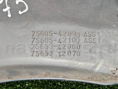 Молдинг крыла заднего правого Toyota RAV4, 2002 г., OEM 7565342070, арт. D14775, фото 4