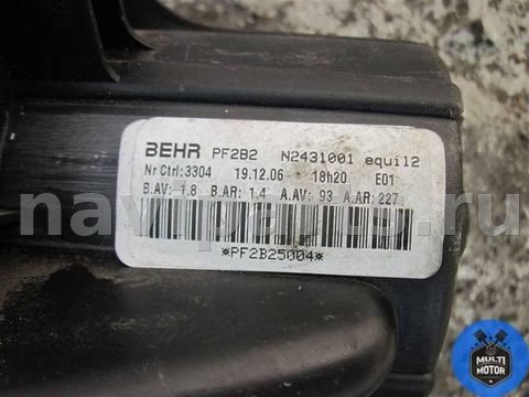 Моторчик печки Peugeot 207, 2007 г., арт. 00004535, фото 2