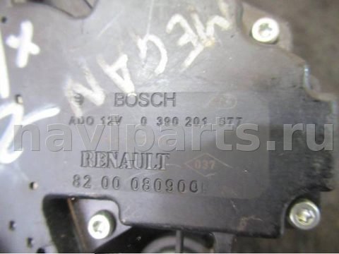 Моторчик заднего стеклоочистителя Renault Megane, 2003 г., OEM 0390201577, арт. 0058936, фото 3