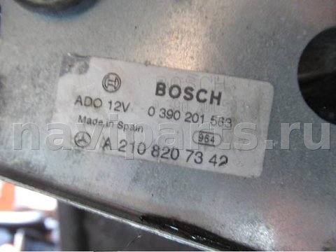 Моторчик заднего стеклоочистителя Mercedes E W210, 1998 г., OEM a2108207342, арт. 0071857, фото 5