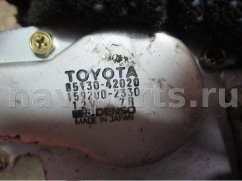 Моторчик заднего стеклоочистителя Toyota RAV4, 1996 г., OEM 8513042020, арт. 0078378, фото 2