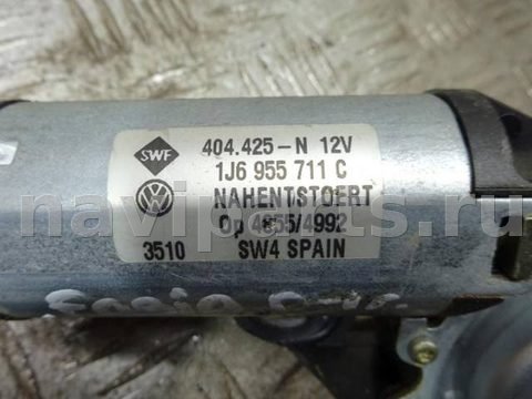 Моторчик заднего стеклоочистителя Skoda Fabia, 2004 г., OEM 1j6955711c, арт. 0156821, фото 4