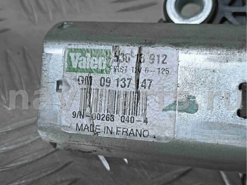 Моторчик заднего стеклоочистителя Opel Zafira, 2003 г., OEM 09137147, арт. 017501, фото 5
