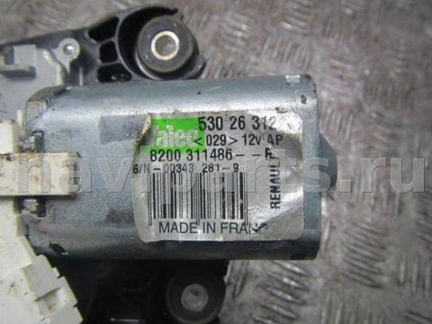 Моторчик заднего стеклоочистителя Renault Clio, 2009 г., OEM 8200311486f, арт. 0202797, фото 4