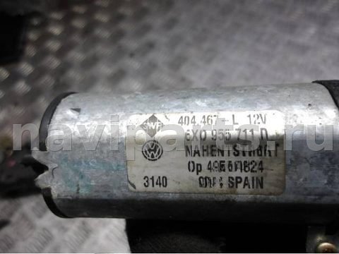 Моторчик заднего стеклоочистителя Volkswagen Polo, 2000 г., OEM 6x0955711d, арт. 0210703, фото 3