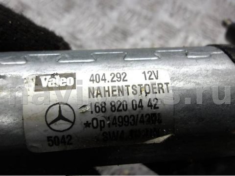 Моторчик заднего стеклоочистителя Mercedes A W168, 2002 г., OEM 1688200442, арт. 0222318, фото 2