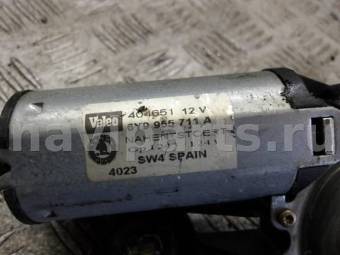 Моторчик заднего стеклоочистителя Skoda Fabia, 2004 г., OEM 6y9955711a, арт. 0253159, фото 3