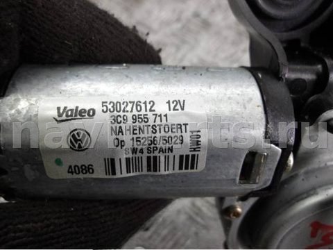 Моторчик заднего стеклоочистителя Volkswagen Passat, 2006 г., OEM 3c9955711, арт. 0254732, фото 2