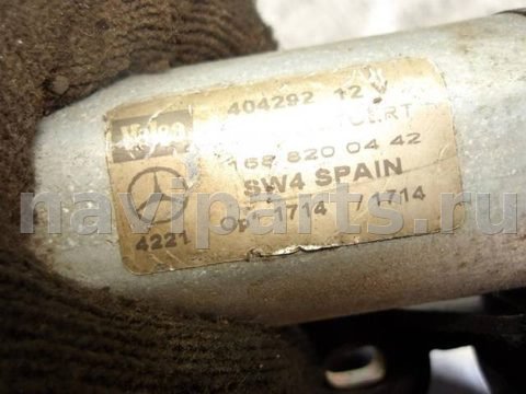 Моторчик заднего стеклоочистителя Mercedes A W168, 2003 г., OEM 1688200442, арт. 0259365, фото 3