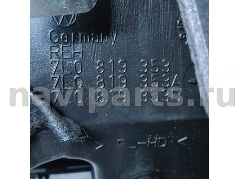 Отопитель в сборе (печка) Volkswagen Touareg, 2007 г., OEM 7H1819422, арт. 55143, фото 11