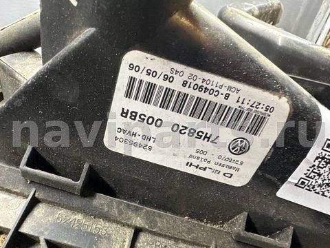 Отопитель в сборе (печка) Volkswagen Transporter T5, 2006 г., арт. B107644837, фото 6