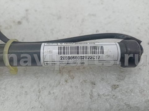 Пиропатрон петли капота Mercedes C W205, 2017 г., OEM A2059060002, арт. 12038, фото 2