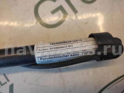 Пиропатрон петли капота Mercedes ML W166, 2012 г., OEM A1669060002, арт. 69563, фото 2