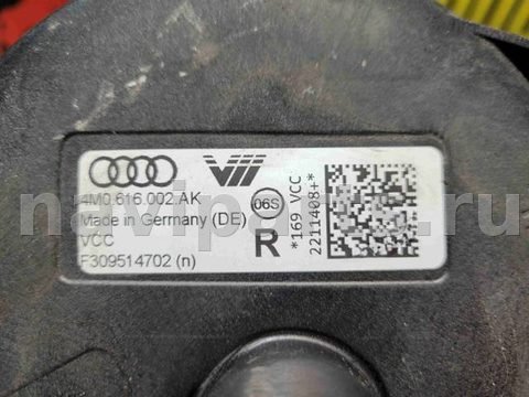 Пневмоподушка Audi Q7 4M, 2020 г., OEM 4M0616002AK, арт. 1066, фото 4