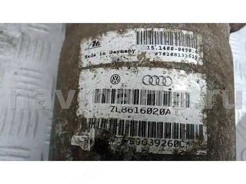 Пневмоподушка Audi Q7, 2008 г., OEM 7L8616020C, арт. 9EP15MN02, фото 5