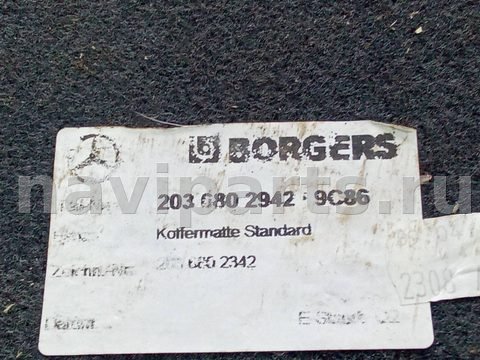 Пол багажника Mercedes C W203, 2002 г., OEM A2036802942, арт. 105846107, фото 18