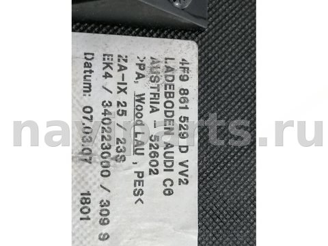 Пол багажника Audi A6 C6, 2007 г., OEM 4F9861529D, арт. 114146762, фото 17