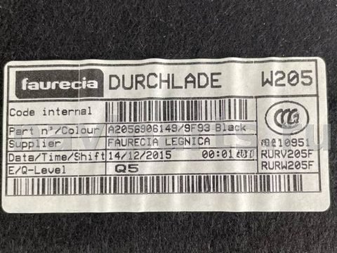 Полка багажника Mercedes C, 2016 г., OEM A2056905349, арт. 127, фото 9