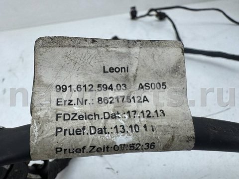 Проводка бампера переднего Porsche 911, 2015 г., OEM 99161259403, арт. 13802, фото 9