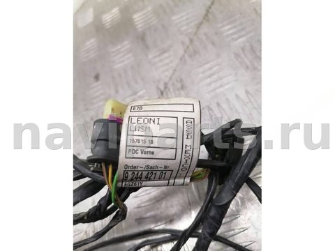 Проводка бампера переднего BMW X5 E70, 2011 г., OEM 61129244421, арт. 999593789680, фото 3