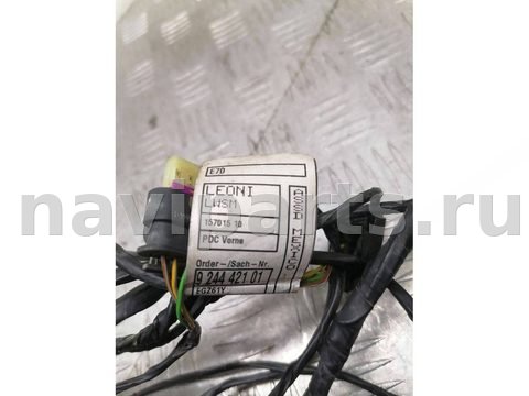 Проводка (коса) парктроников BMW X5 E70, 2011 г., OEM 61129244421, арт. 999593789680, фото 3