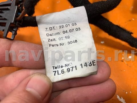 Проводка крышки багажника Volkswagen Touareg, 2004 г., OEM 7L6971148E, арт. 01020899, фото 2