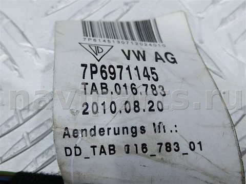 Проводка крышки багажника Volkswagen Touareg, 2010 г., OEM 7P6971145, арт. 17394, фото 8