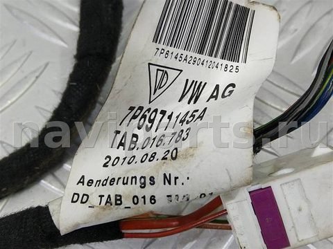 Проводка крышки багажника Volkswagen Touareg, 2010 г., OEM 7P6971145A, арт. 18906, фото 8