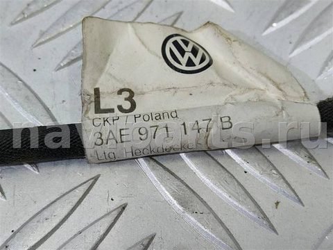 Проводка крышки багажника Volkswagen Passat B7, 2011 г., OEM 3AE971147B, арт. 19782, фото 5