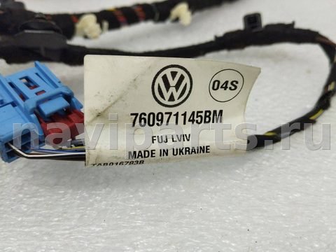 Проводка крышки багажника Volkswagen Touareg, 2019 г., OEM 760971145, арт. 26764, фото 2