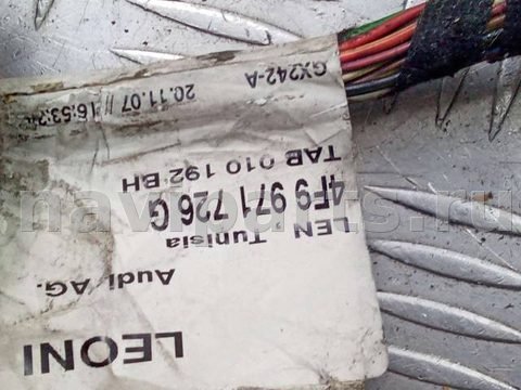 Проводка крышки багажника Audi A6 Allroad C6, 2007 г., OEM 4F9971726G, арт. 86779161, фото 11