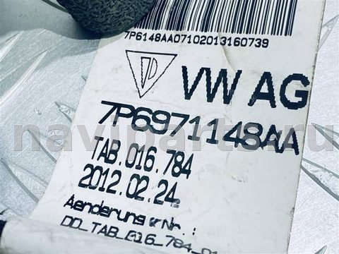 Проводка крышки багажника Volkswagen Touareg, 2010 г., OEM 7P6971148AA, арт. 9665, фото 7