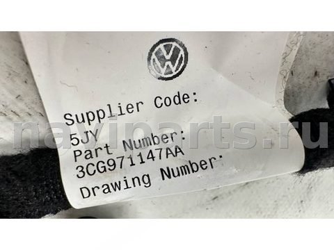 Проводка крышки багажника Volkswagen Touareg, 2018 г., OEM 3CG971147AA, арт. B126362, фото 7