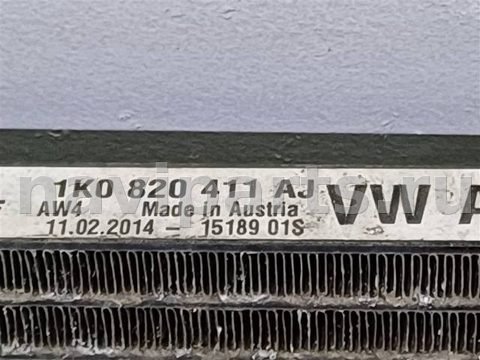 Радиатор кондиционера Volkswagen Scirocco, 2009 г., OEM 1K0820411AJ, арт. 24508, фото 9