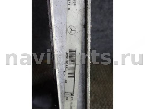 Радиатор основной Mercedes C W203, 2003 г., OEM A2035001103, арт. 0181892, фото 2