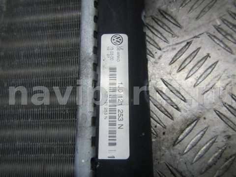 Радиатор основной Volkswagen Golf, 2000 г., OEM 1j0121253n, арт. 0192786, фото 2