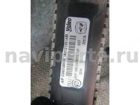 Радиатор основной Volkswagen Golf, 2007 г., OEM 1K0121125, арт. 0203962, фото 7